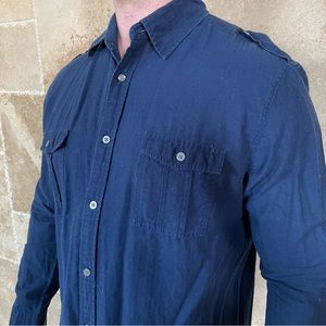 ALFANI button down with two front pockets